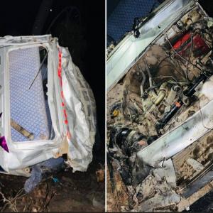 जन्ती सवार गाडी दुर्घटना हुँदा ४ जनाको मृत्यु, १४ जना घाइते