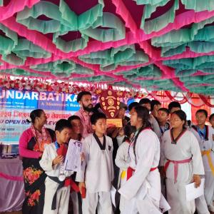 जिल्लास्तरीय तेक्वान्दो प्रतियोगितामा कबिर मावि पहिलो, हिमालय दोस्रो, लक्ष्मी मावि तेस्रो र सुन्दरवाटिकाले पायो सान्त्वना पुरस्कार जिल्लास्तरीय तेक्वान्दो प्रतियोगितामा कबिर मावि पहिलो, हिमालय दोस्रो, लक्ष्मी मावि तेस्रो र सुन्दरवाटिकाले पायो सान्त्वना पुरस्कार