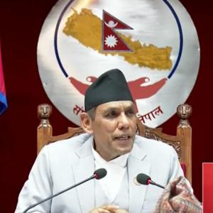 प्रधानमन्त्रीको भनाइलाई लिएर राष्ट्रिय सभामा विरोध भएपछि बैठक स्थगित प्रधानमन्त्रीको भनाइलाई लिएर राष्ट्रिय सभामा विरोध भएपछि बैठक स्थगित