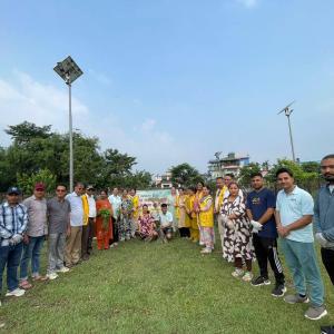 इन्द्रपुर जेसीजले गर्याे वातावरण दिवसमा वृक्षरोपण