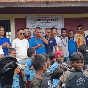 शैक्षिक सामग्री वितरण गरी गछिया युवा समाजले मनायो वार्षिकोत्सव शैक्षिक सामग्री वितरण गरी गछिया युवा समाजले मनायो वार्षिकोत्सव