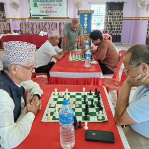 हातेमालोले गरेको चेस प्रतियोगितामा गंगा ढकाल पहिलो